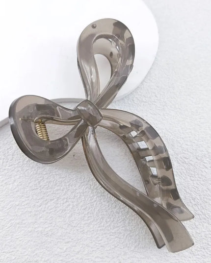 Crab Hair Clips for Women Shark Jelly Clear Claw Clips Scissors Shape Clamp Barrette Hairpin Girls Hair Accessories