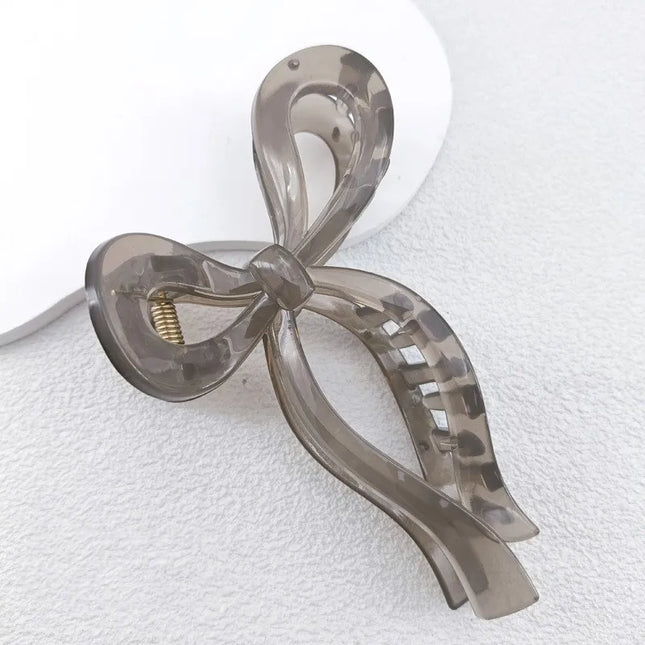 Crab Hair Clips for Women Shark Jelly Clear Claw Clips Scissors Shape Clamp Barrette Hairpin Girls Hair Accessories