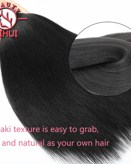 30" Ombre Brown Pre Stretched Braiding Hair YAKI Straight Jumbo Braids Hair Extensions Synthetic Bulk Hair Wholesale Fake Hair