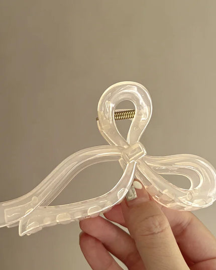 Crab Hair Clips for Women Shark Jelly Clear Claw Clips Scissors Shape Clamp Barrette Hairpin Girls Hair Accessories