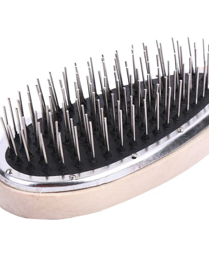 Professional Brush for Wig anti Static Steel Comb for Tangle Hair Extensions Training