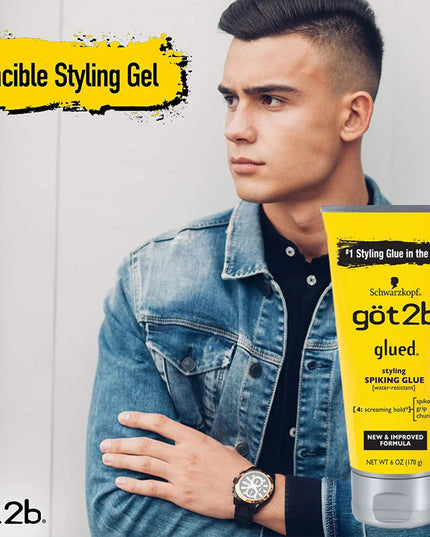 Got2B Glued Spray Styling Spiking Hair Gel Waterproof Lace Wig Adhesive Invisible Hair Accessories Glue Remover Spray 170G