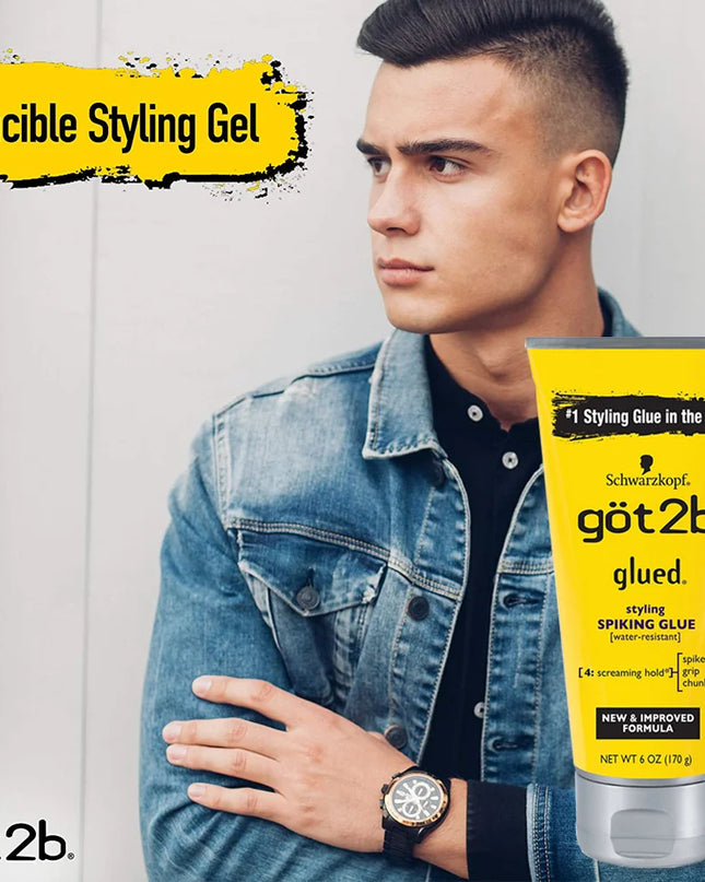 Got2B Glued Spray Styling Spiking Hair Gel Waterproof Lace Wig Adhesive Invisible Hair Accessories Glue Remover Spray 170G