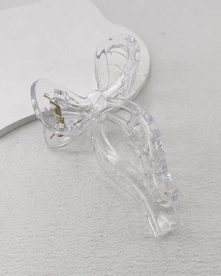 Crab Hair Clips for Women Shark Jelly Clear Claw Clips Scissors Shape Clamp Barrette Hairpin Girls Hair Accessories