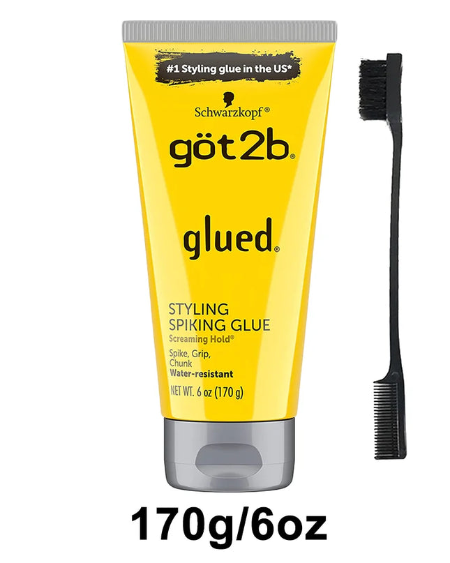 Got2B Glued Spray Styling Spiking Hair Gel Waterproof Lace Wig Adhesive Invisible Hair Accessories Glue Remover Spray 170G