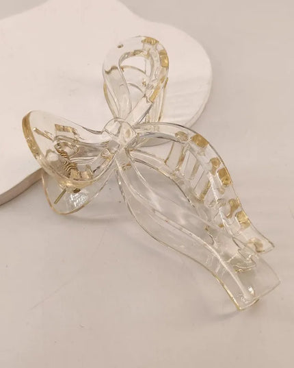 Crab Hair Clips for Women Shark Jelly Clear Claw Clips Scissors Shape Clamp Barrette Hairpin Girls Hair Accessories
