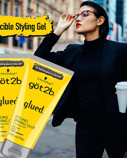 Got2B Glued Spray Styling Spiking Hair Gel Waterproof Lace Wig Adhesive Invisible Hair Accessories Glue Remover Spray 170G