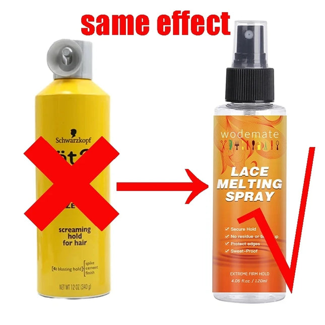 Got2B Glued Spray Styling Spiking Hair Gel Waterproof Lace Wig Adhesive Invisible Hair Accessories Glue Remover Spray 170G