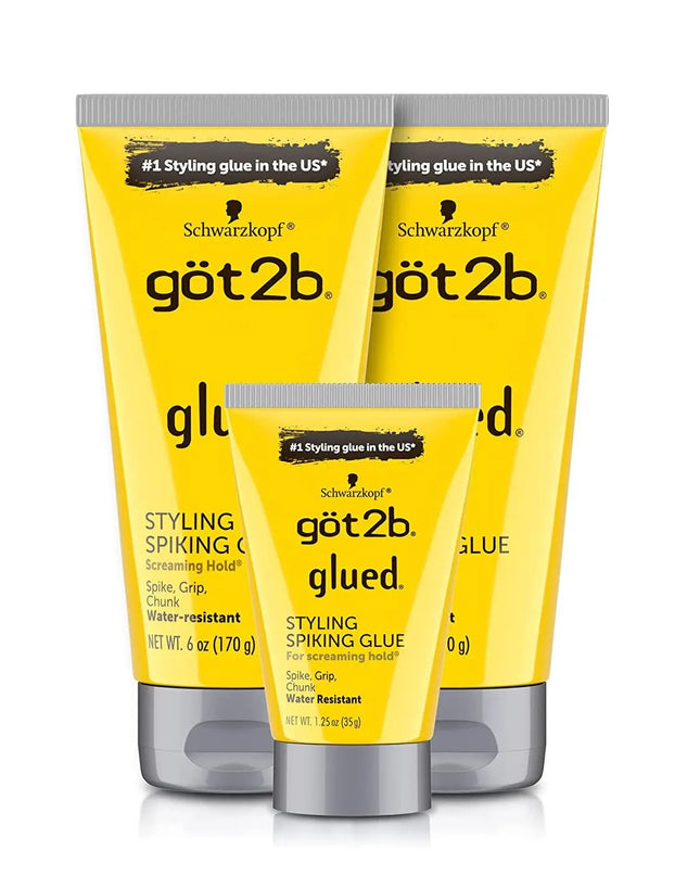 Got2B Glued Spray Styling Spiking Hair Gel Waterproof Lace Wig Adhesive Invisible Hair Accessories Glue Remover Spray 170G
