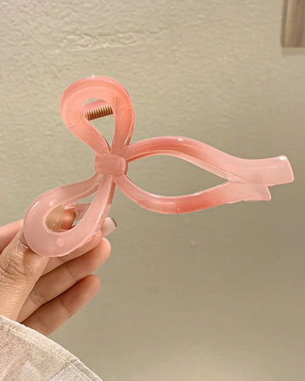 Crab Hair Clips for Women Shark Jelly Clear Claw Clips Scissors Shape Clamp Barrette Hairpin Girls Hair Accessories
