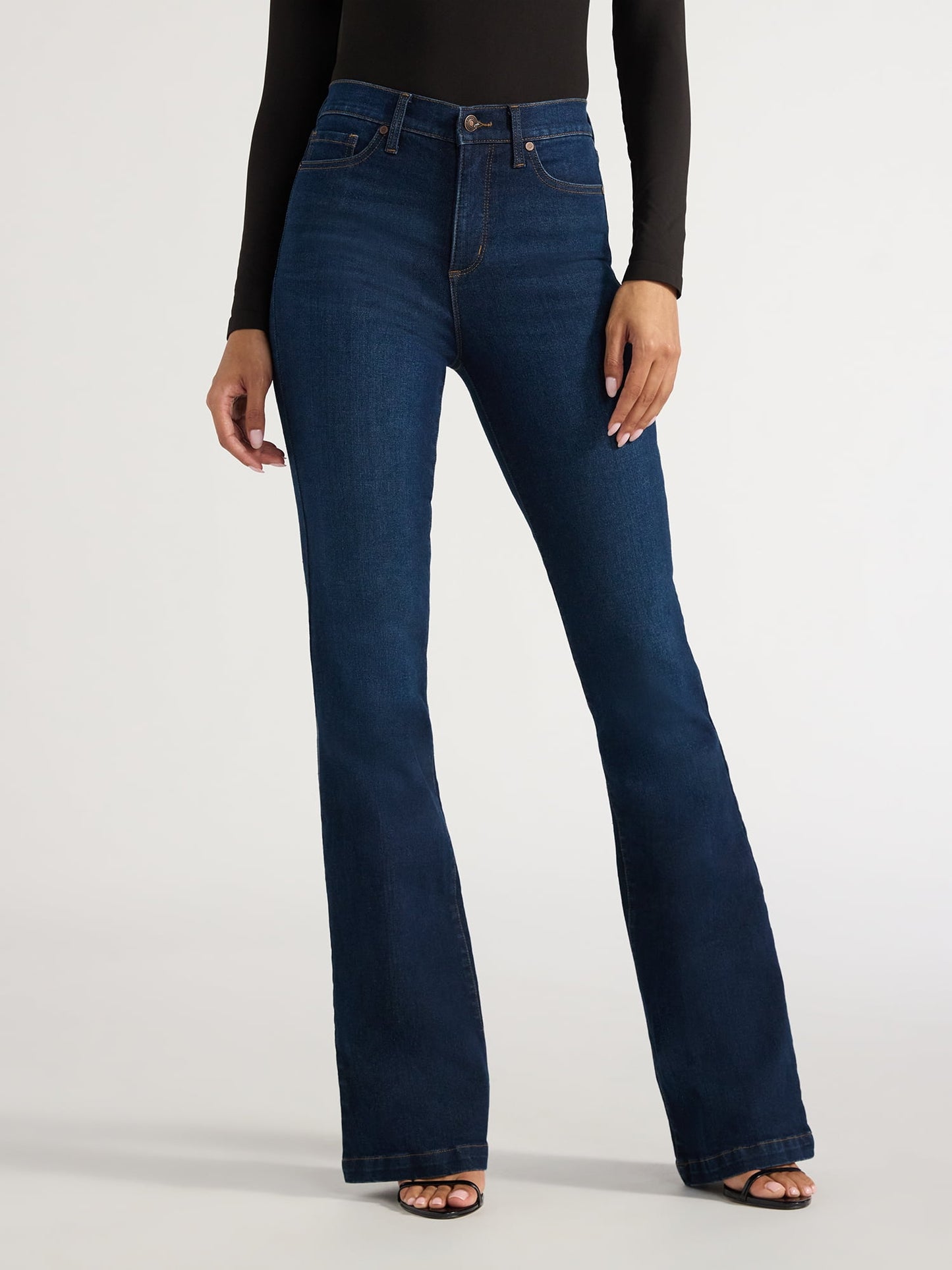  Women'S plus Melisa Flare High Rise Jeans