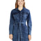  Women'S Denim Utility Dress with Belt