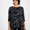 Women'S Printed 3/4 Sleeve Swing Top, Created for Macy'S