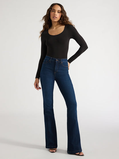  Women'S plus Melisa Flare High Rise Jeans